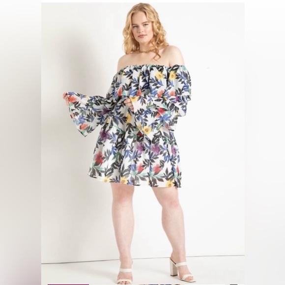 Plus Ruffle Dress 💙 - Picture 3 of 8